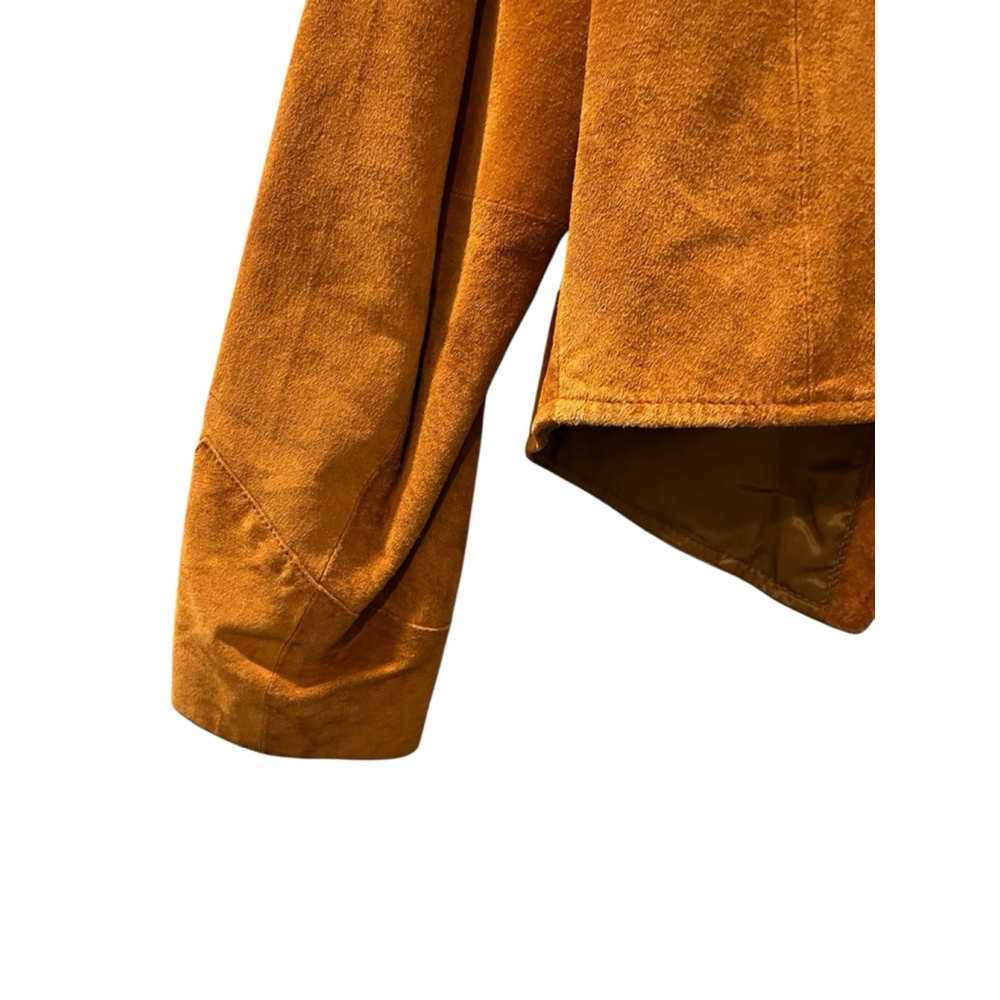 Vintage Pioneer Wear Leather Western Fringe Cropped Jacket Size Medium MINT Cond - Picture 13 of 13